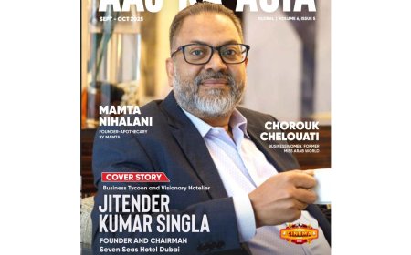Cover Page Aaj Ka Asia : Jitender Kumar Singla