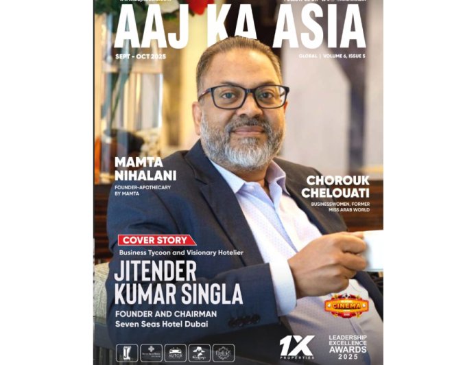 Cover Page Aaj Ka Asia : Jitender Kumar Singla