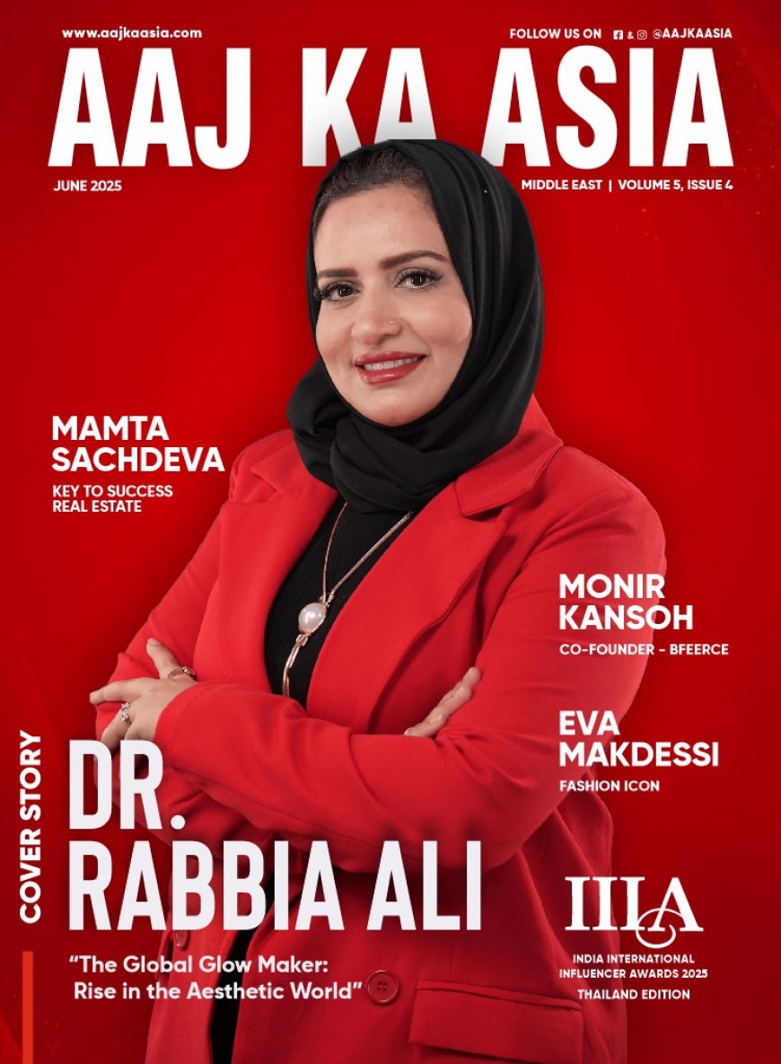 Cover Page Aaj Ka Asia : Dr.Rabbia Ali